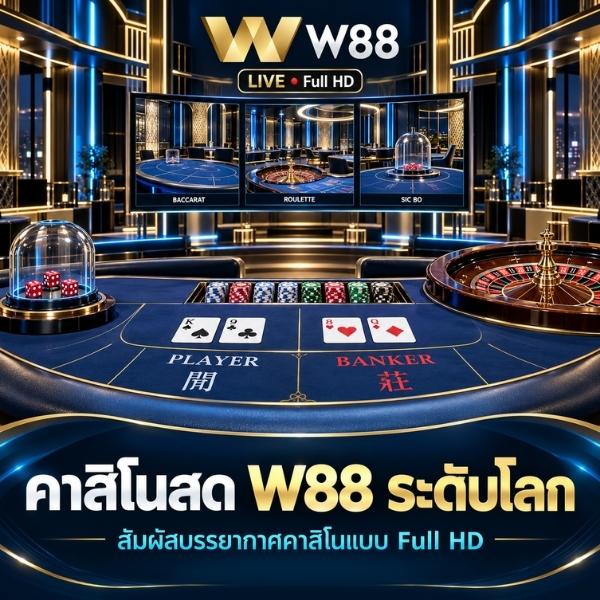 เล่นคาสิโนสดกับ W88